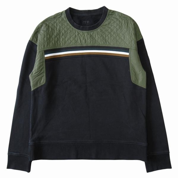 ヌメロヴェントゥーノ N°21 キルティング 切替 スウェット トレーナー  