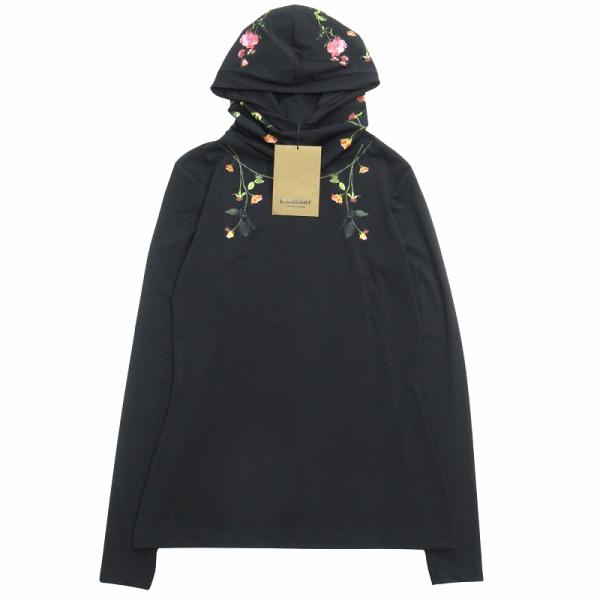 【中古】未使用品 21ss バーバリー ロンドン ベルフラワー 花柄 ハイネック パーカー プルオーバー フーディー▽11 未使用品 21ss バーバリー ロンドン ベルフラワー 花柄 ハイネック