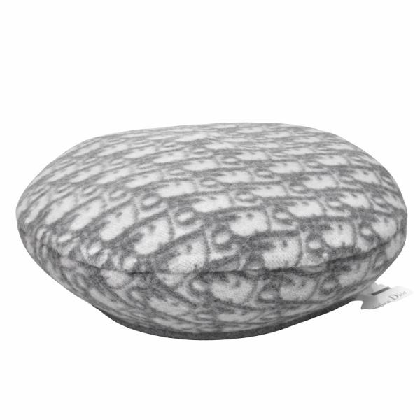【中古】未使用品 21aw クリスチャンディオール オブリーク リバーシブル ベレー帽 ウール トロッター 総柄 帽子▽２ Christian Dior（クリスチャン・ディオール） 未使用品 21aw