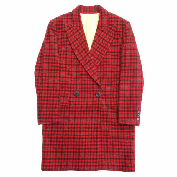 美品 99aw ジャンポールゴルチエ ファム チェック ダブルブレスト  
