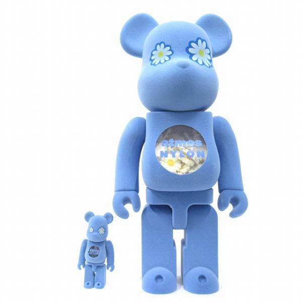 極美品 ベアブリック × アトモス × ナイロンジャパン フィギュア トイ 極美品 ベアブリック BE@RBRICK × アトモス atmos ナイロン