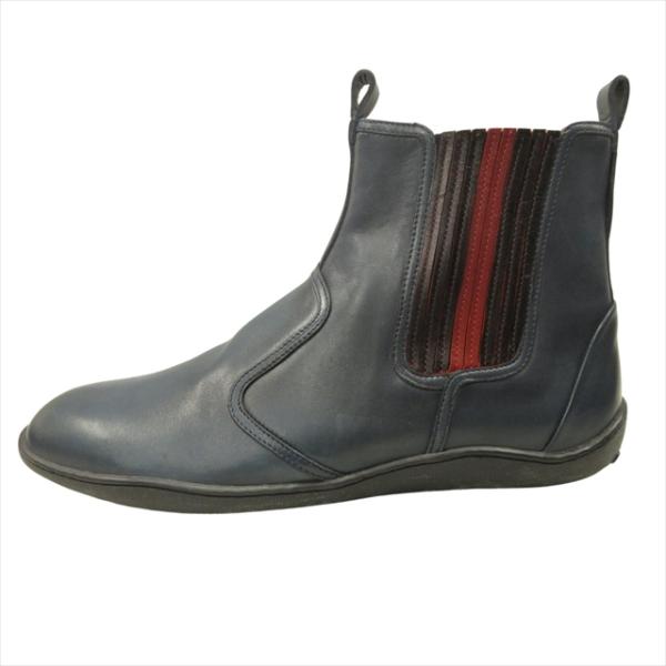 【中古】トッズ フォー フェラーリ TOD'S for Ferrari サイドゴア レザー ショート ブーツ ゴンミーニソール トッズ フォー フェラーリ TOD'S for Ferrari サイドゴア レザー