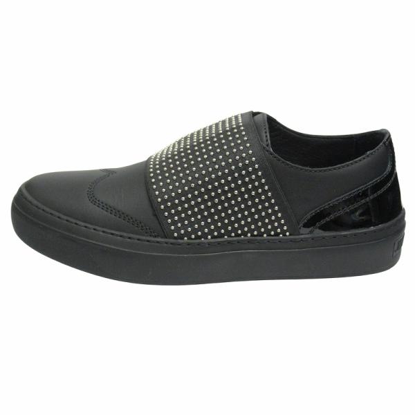 【中古】未使用品 ジミーチュウ アダム スタッズ レザー スリッポン スニーカー ウイングチップ シューズ 靴 39■３ 未使用品 ジミーチュウ JIMMY CHOO アダム 