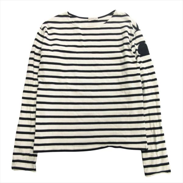 MONCLER - モンクレール MONCLER バスクシャツ ボーダー ロング Tシャツ MONCLER モンクレール バスクシャツ ボーダー ロング Tシャツ
