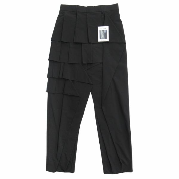 未使用品 25ss ターク TAAKK ラッフル フリル ワイド パンツ 