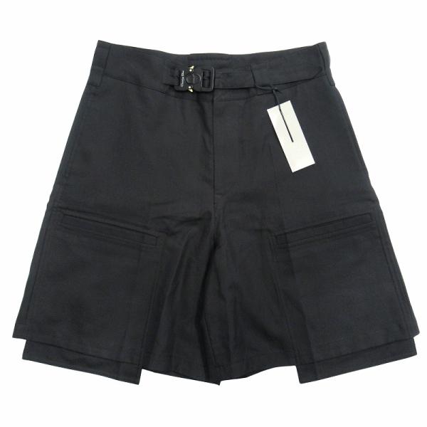 【中古】未使用品 22ss ディオール DIOR ローラーコースター CDロゴバックル ベルト ウーブン ショート パンツ ワイド vectorpremium_026-202506250095