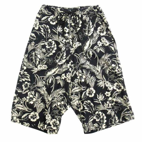 美品 15ss グラウンドワイ ヨウジヤマモト GroundY ボタニカル柄 総柄  