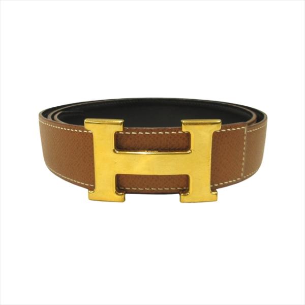 HERMES ベルト ヴィンテージ バックル Hロゴ レザー ブラック Brands Rapport / エルメス HERMES メンズベルト ブランド Hロゴ
