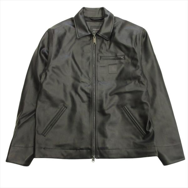 【超美品】星タグ 背面刺繍 USA製 カーハート デトロイトジャケット BLK 極美品 25SS カーハート carhartt WIP フェイクレザー