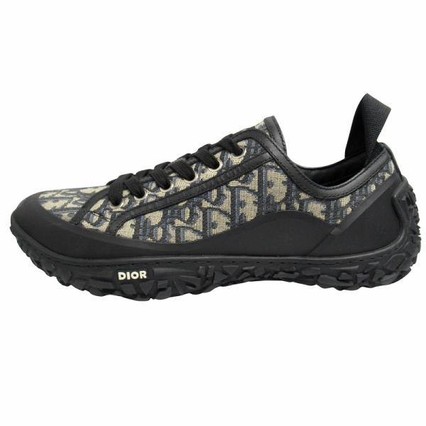 【中古】未使用品 ディオール DIOR オブリーク B28 ロートップ スニーカー シューズ トロッター ロゴ 41 26cm▽２ 未使用品 ディオール DIOR オブリーク B28 ロートップ スニーカー