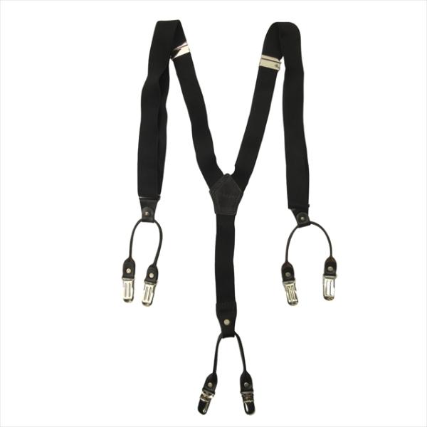 【極美品】ワイズ/Y's　サスペンダー　ロゴ刻印　ヨウジヤマモト　黒　レザー 極美品】ワイズ/Y's サスペンダー ロゴ刻印 ヨウジヤマモト 黒 レザー