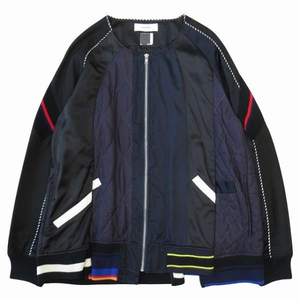 【中古】美品 16AW ファセッタズム FACETASM ミックス スカ ジャケット ブルゾン スカジャン スーベニア サイズ3 美品 16AW ファセッタズム FACETASM ミックス スカ ジャケット