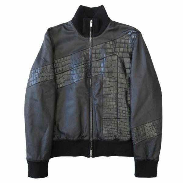 HERMES（エルメス） 未使用品 クロコダイル ラムスキン レザー