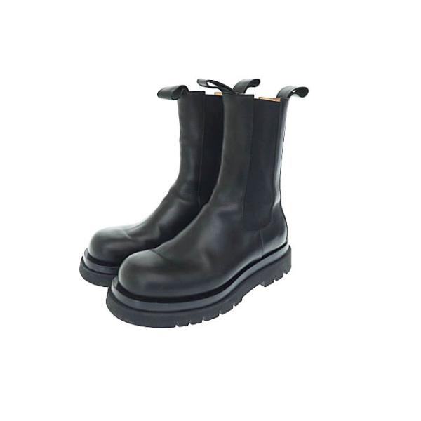 ボッテガヴェネタ BOTTEGA VENETA LUGブーツ 43 Bottega Veneta® Women's Lug Chelsea Boot in Black. Shop