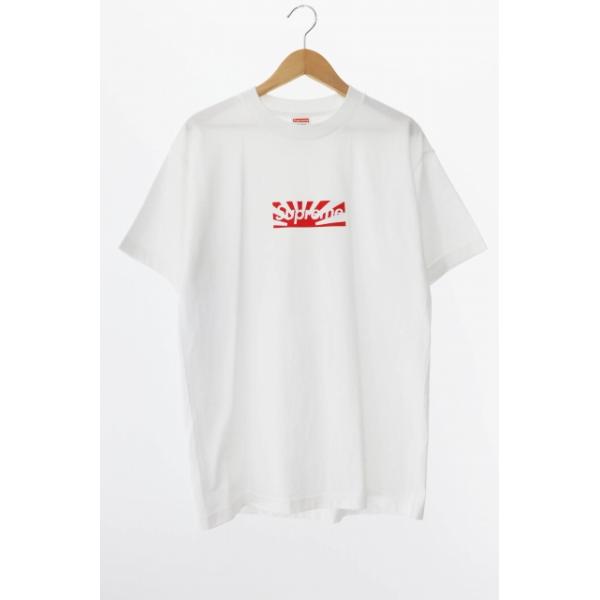 本日限り定価以下！希少新品未使用　Supreme クラックド　ベージュ Tシャツ Supreme - 未使用タグ付き Supreme シュプリーム tシャツ クロス