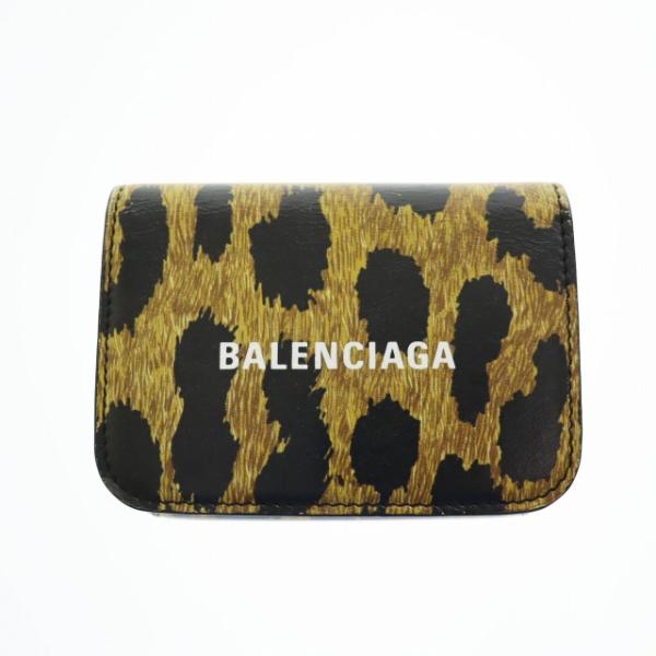 BALENCIAGA（バレンシアガ） エブリデイ レオパード 三つ折り