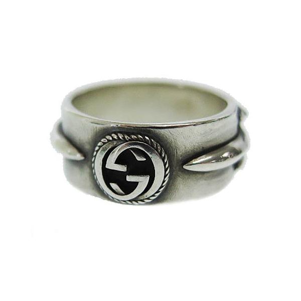 GUCCI（グッチ） インターロッキング GG ターコイズ フラワー リング