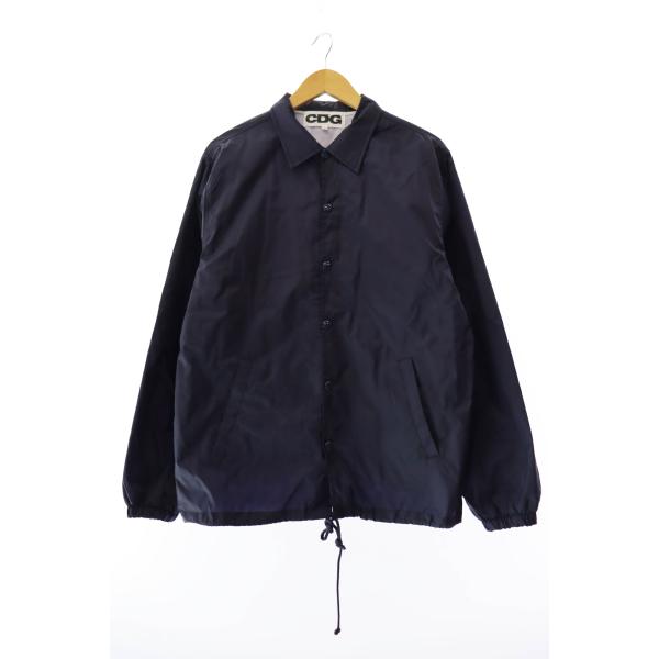 CDG ナイロンコーチジャケット S 紺 中古・古着通販】COMME des GARCONS (コムデギャルソン) コーチ