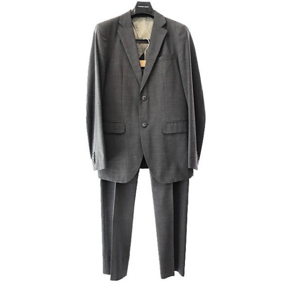 【中古】ナンバーナイン NUMBER (N)INE 音符 裏地 2B テーラード ジャケット セットアップ スーツ 3 グレー●■250323 ナンバーナイン NUMBER (N)INE 音符 裏地 2B テーラード ジャケット