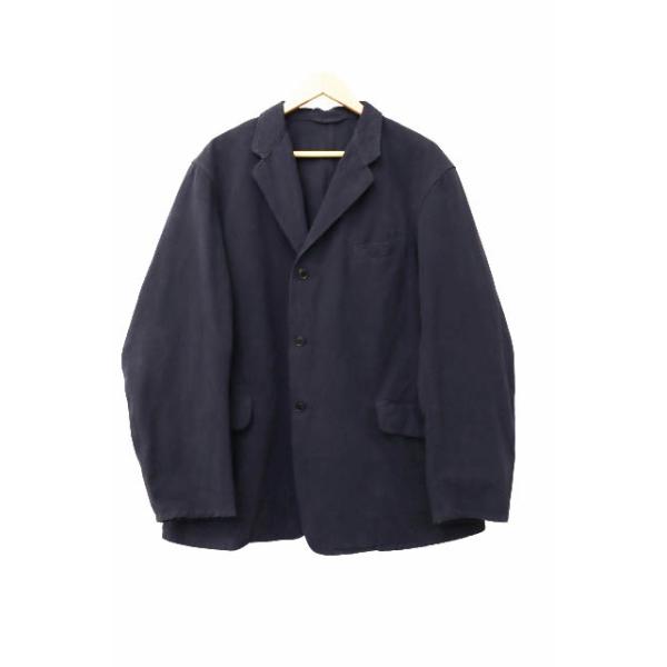 コモリ COMOLI 24AW 製品染 3B テーラード ジャケット A03-01004 2 紺