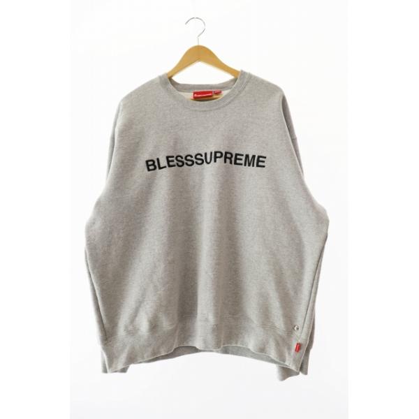 【未使用】Supreme BLESS Crewneck Lサイズ ヘザーグレー Supreme x BLESS Crewneck 
