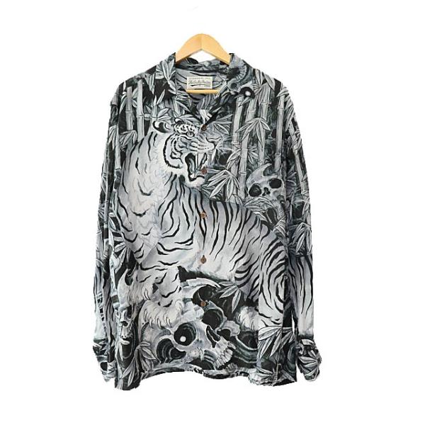 【新品・未使用】 WACKO MARIA TIM LEHI 長袖アロハシャツ WACKO MARIA ワコマリア 23AW TIM LEHI HAWAIIAN SHIRT L/S