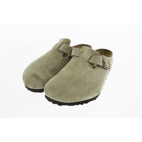 【中古品】BIRKENSTOCK Boston BS Taupe BIRKENSTOCK BOSTON SUEDE ( REGULAR FIT ) TAUPE