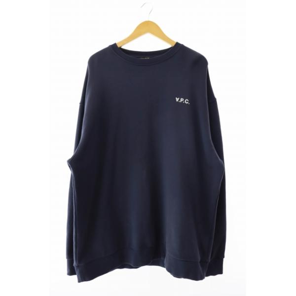 A.P.C.（アーペーセー） ロゴプリント クルーネック スウェット