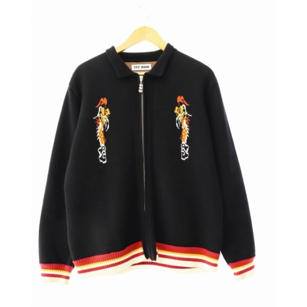 【中古】ダイリク DAIRIKU ×TTTMSW ティー 23SS Ska Zip up Knit Polo スカ ジップ ニット ポロ ジャケット M 250630 ダイリク DAIRIKU ×TTTMSW ティー 23SS Ska Zip up Knit Polo スカ