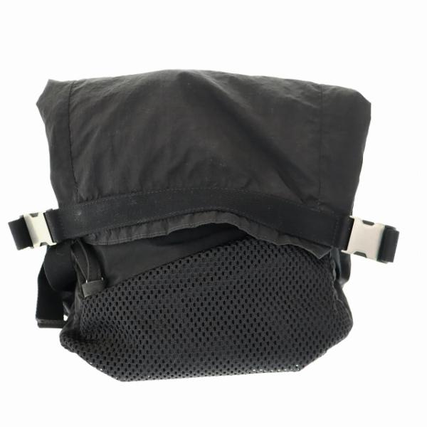 【中古】ボッテガヴェネタ BOTTEGA VENETA ナイロン メッシュ ボディウエスト バッグ 黒 ブラック ☆AA★●▲■250810 BOTTEGA VENETA（ボッテガ・ヴェネタ） ナイロン メッシュ ボディ