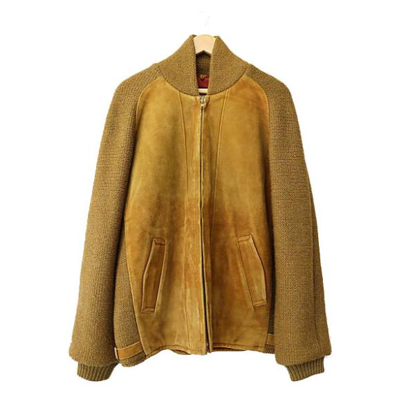 TENDERLOIN T-WORK LONG JKT ブラウン レザージャケット vectorpremium_034-902507110005