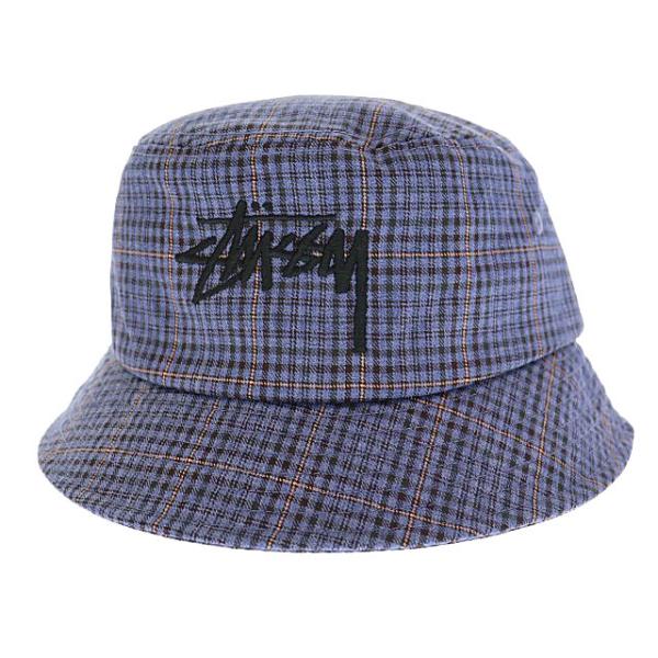 STUSSYオールドステューシー チェック柄 バケットハット USA製 STUSSYオールドステューシー チェック柄 バケットハット USA製