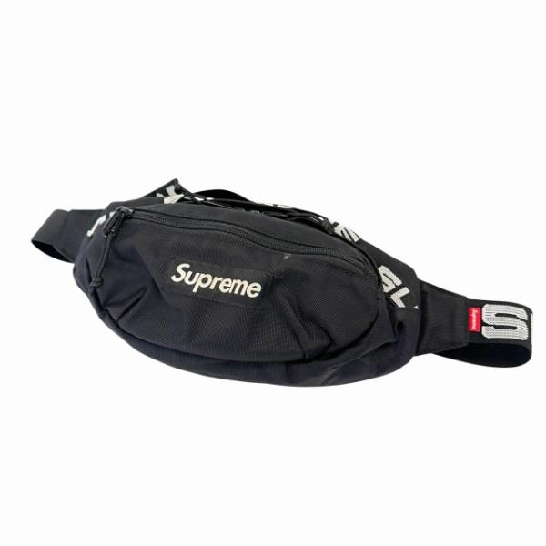 シュプリーム 18SS ウエストバッグ ブラック Supreme Supreme シュプリーム 18SS Cordura Ripstop Nylon Waist bag