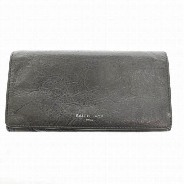 BALENCIAGA（バレンシアガ） エッセンシャル ロゴ レザー ウォレット