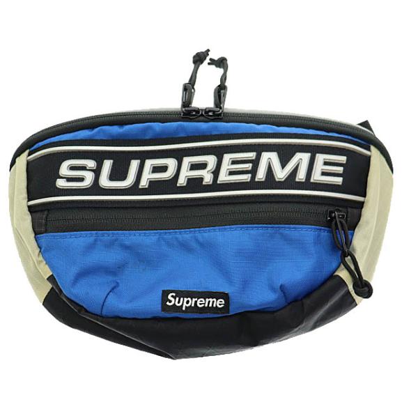 【中古】シュプリーム SUPREME 23AW Waist Bag ロゴ ナイロン ウエスト ボディ バッグ マルチカラー ☆AA★▲251007 Supreme（シュプリーム） SUPREME 23AW Waist Bag ロゴ ナイロン