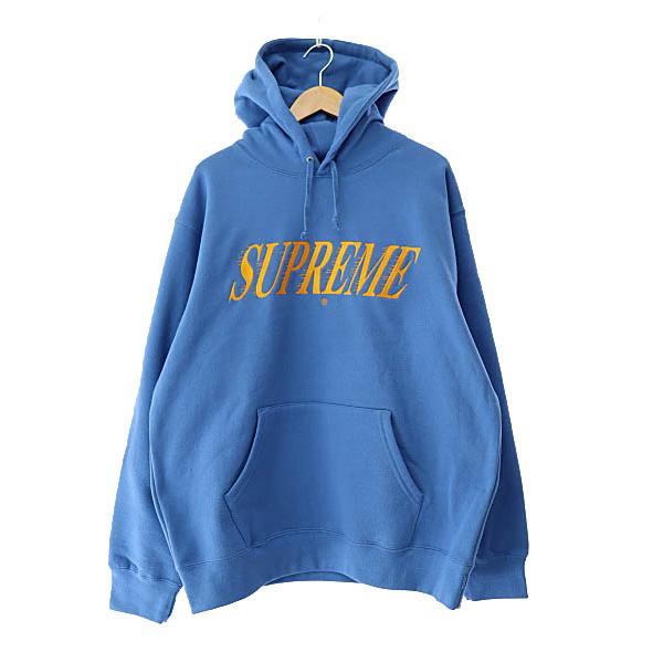 【中古】シュプリーム SUPREME 20SS Crossover Hooded Sweatshirt クロスオーバー パーカー L青ブルー 251031 Supreme（シュプリーム） SUPREME 20SS Crossover Hooded Sweatshirt