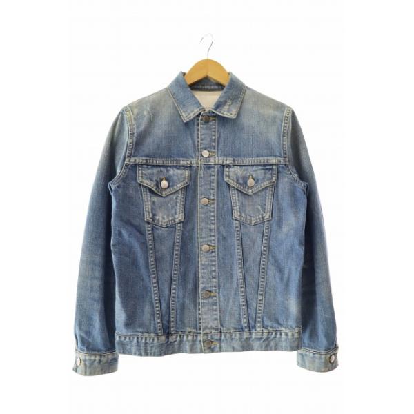 【中古】マッキントッシュ MACKINTOSH ダメージ加工 デニム ジャケット Gジャン D-MJ001 size36 インディゴ●251116 マッキントッシュ MACKINTOSH ダメージ加工 デニム ジャケット Gジャン