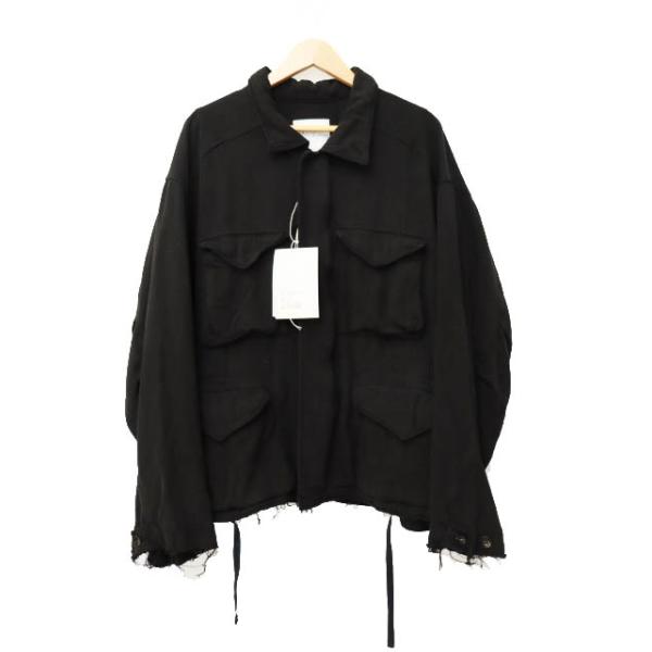 ANCELLM アンセルム 25AW SILK SUEDE FIELD JACKET シルク スエード