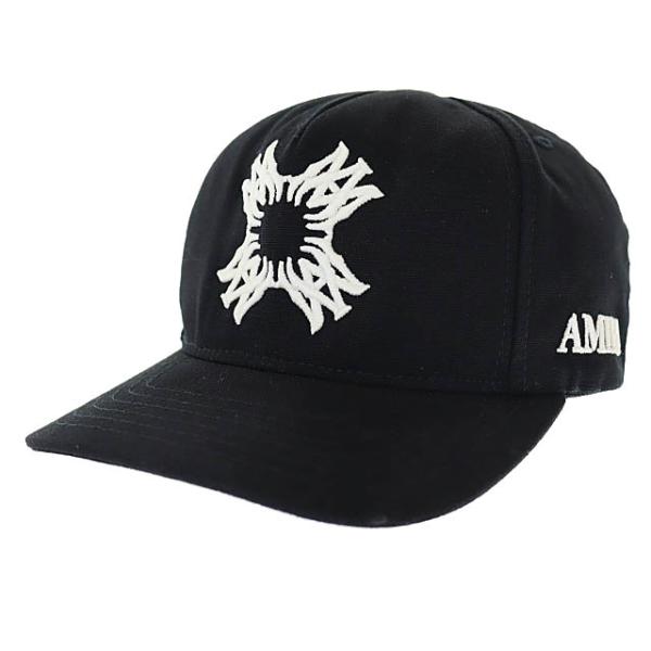 アミリ AMIRI 24AW MA Quad Canvas Cap クアッド ロゴ刺繍 キャンバス