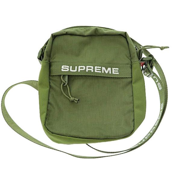 【中古】シュプリーム SUPREME 22AW Shoulder Bag Olive ロゴ ライン ショルダー バッグ オリーブ ☆AA★▲251115 Supreme（シュプリーム） SUPREME 22AW Shoulder Bag Olive ロゴ