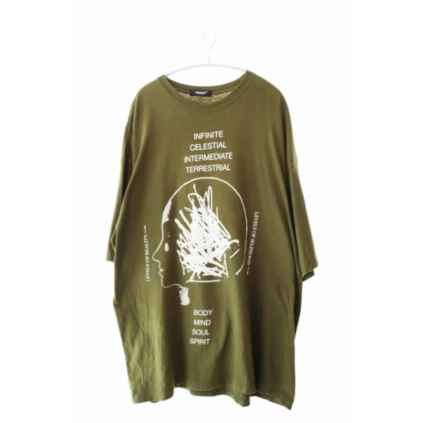 アンダーカバー UNDERCOVER 22SS OVERSIZE S/S TEE OLIVE UC1B4893-2
