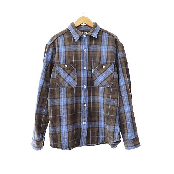 RHC×スタンダードカリフォルニア限定チェックシャツグレーXLロン