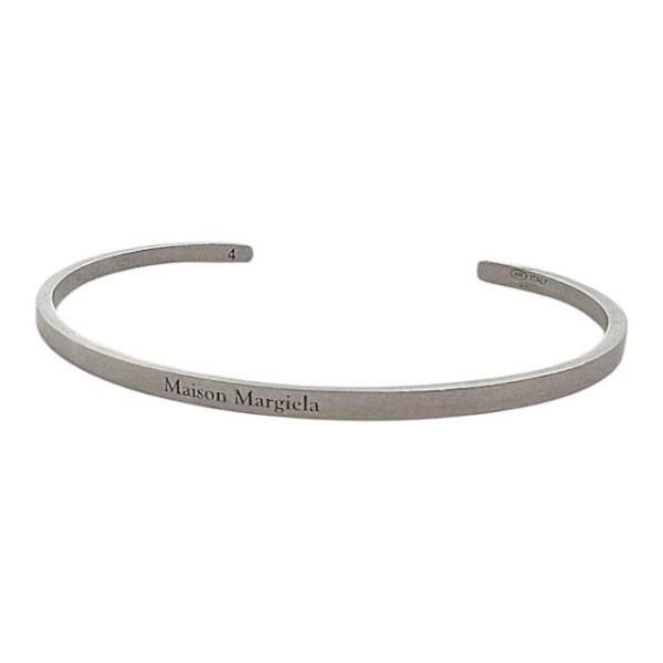 メゾンマルジェラ Maison Margiela ロゴ バングル ブレスレット SILVER