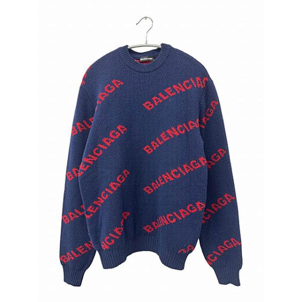 BALENCIAGA（バレンシアガ） BALENCIAGA 19AW ロゴ 総柄 ジャガード