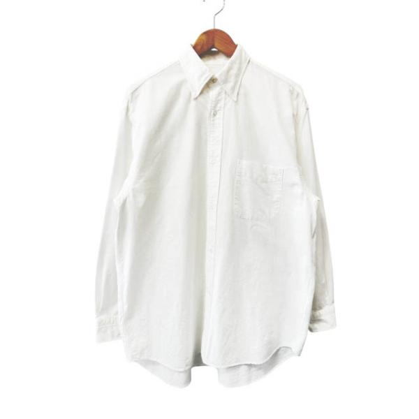 初期　旧型　美品 サイズ1 コモリシャツ　白　comoli 楽天市場】COMOLI コモリ シャツ サイズ:1 3AW コットン レギュラー