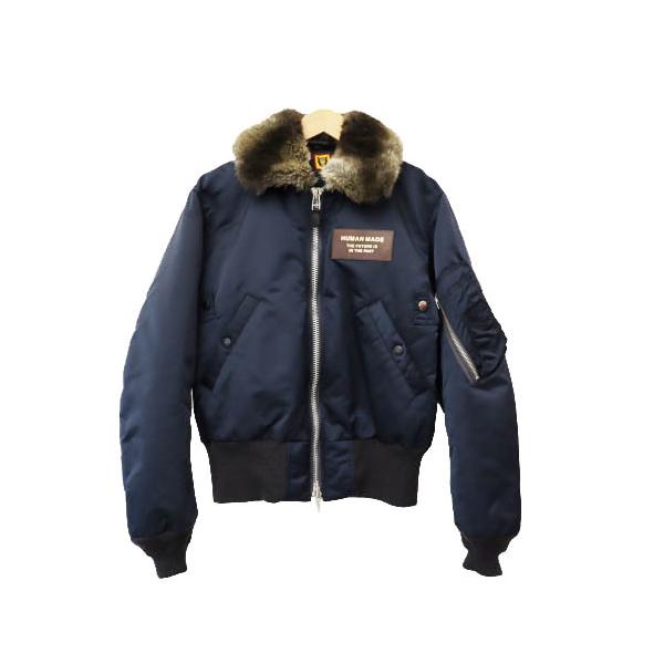 新品　HUMAN MADE FLIGHT JACKET ネイビー　M vectorpremium_034-902512260022