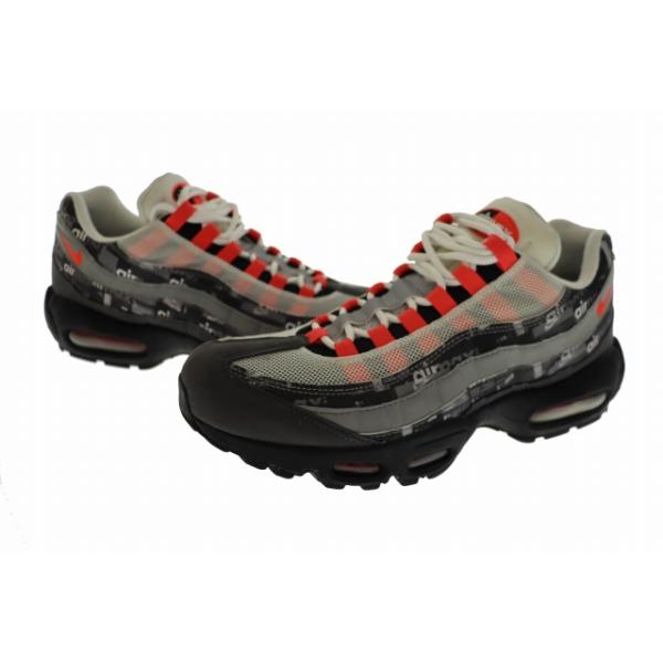 ナイキ NIKE ×atmos アトモス AIR MAX 95 Red We Love エア マックス レッド ウィー ラブ AQ0925-002 27 レッド ブランド古着ベクトル 中