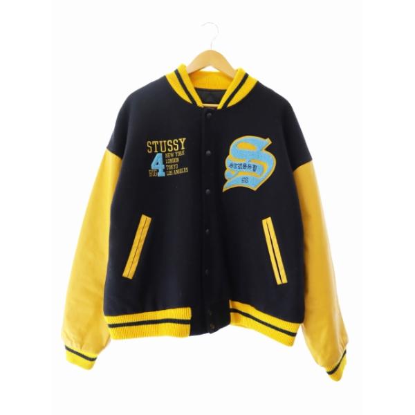 STUSSY（ステューシー） STUSSY 90s OLD BIG4 Varsity Jacket ヴァー