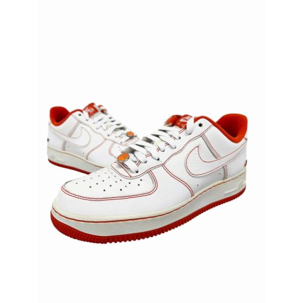 ナイキ NIKE AIR FORCE 1 LOW 07 LV8 EMB Rucker Park エアフォース1 ロー ラッカーパーク CT2585-100 26.5 白 オレンジ ホワイト ▲■2606