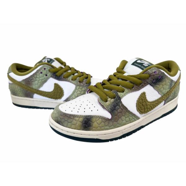 ナイキ NIKE ×ALEXIS SABLONE アレクシスサブローン DUNK LOW WHITE AND PACIFIC MOSS ダンク ロー ホワイト アンド パシフィック モス HJ